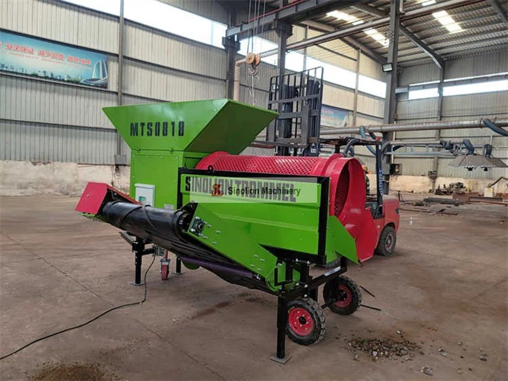 Small Sand Gravel Trommel Screen