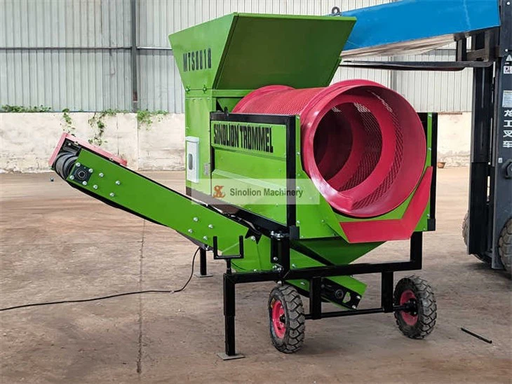 Small Sand Gravel Trommel Screen